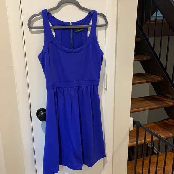 Cynthia Rowley Blue Fit And Flare Dress 